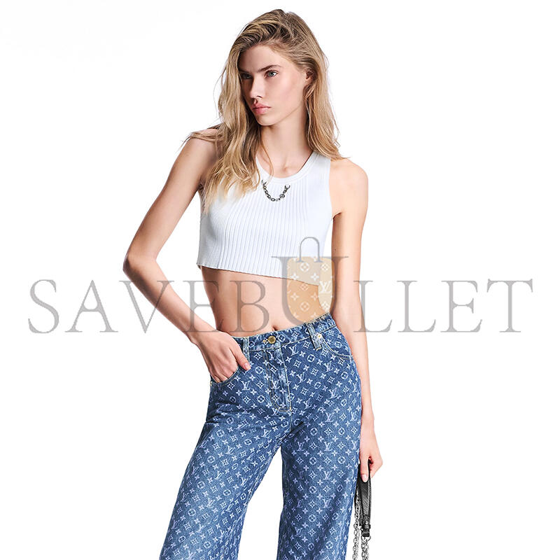 l0vis Vvtt0n monogram flared jeans 1ahenq